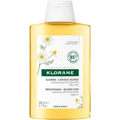 Klorane Chamomile Extract Shampoo Brightness and Golden Reflections - Hair Care Klorane Chamomile Extract Shampoo Brightness and Golden Reflections - Hair Care