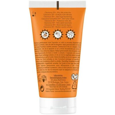 Avène Cleanance SPF50+ pour peaux grasses et sujettes aux imperfections (50ml) Avène Cleanance SPF50+ pour peaux grasses et sujettes aux imperfections (50ml)