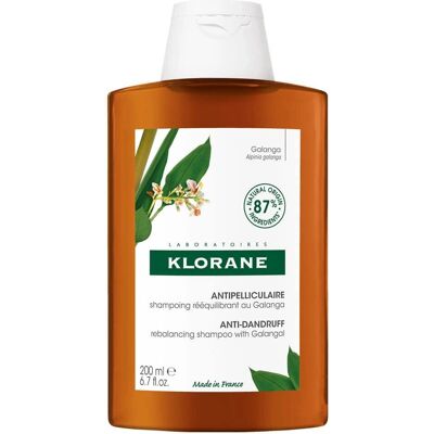 Shampoo riequilibrante anti-forfora Klorane con galanga (200 ml) Shampoo riequilibrante anti-forfora Klorane con galanga (200 ml)