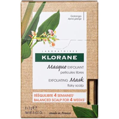 Klorane Maschera in Polvere di Galanga - 8x3g, Effetto 4 Settimane Klorane Maschera in Polvere di Galanga - 8x3g, Effetto 4 Settimane