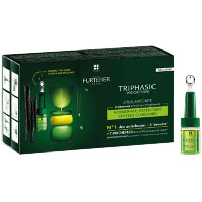 Rene Furterer Triphasic Progressive Antikahl Serum - Haarwachstum & Dichte Rene Furterer Triphasic Progressive Antikahl Serum - Haarwachstum & Dichte