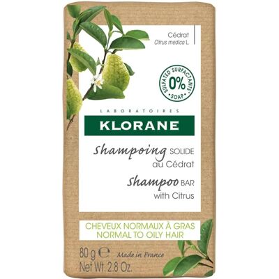 Champú sólido de Cedro de Klorane - Cabello normal a graso - 80g Champú sólido de Cedro de Klorane - Cabello normal a graso - 80g
