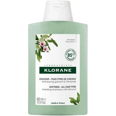 Shampoo de Amêndoas Klorane - Suavidade, Fixação, Todos os Tipos de Cabelo - 400ml Shampoo de Amêndoas Klorane - Suavidade, Fixação, Todos os Tipos de Cabelo - 400ml
