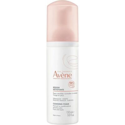 Avène Rensende Skum 150ml - Naturlige Ingredienser - Alle Hudtyper Avène Rensende Skum 150ml - Naturlige Ingredienser - Alle Hudtyper