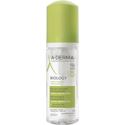 A-Derma Bio Efficace Nettoyage Facial Mousse Organique - Publicité A-Derma Bio Efficace Nettoyage Facial Mousse Organique - Publicité
