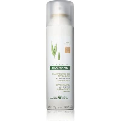 Shampoing Sec Teinté au Lait d'Avoine - Cheveux marron à foncé - Publicité Shampoing Sec Teinté au Lait d'Avoine - Cheveux marron à foncé - Publicité