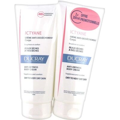 Crème Nutritive Emolliente Ducray Ictyane - 200 ml - Publicité Crème Nutritive Emolliente Ducray Ictyane - 200 ml - Publicité