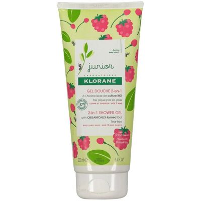 Klorane Junior Raspberry 2-in-1 Shower Gel for Kids Klorane Junior Raspberry 2-in-1 Shower Gel for Kids