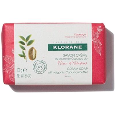 Sapone crema di fiore di ibisco di Klorane - Morbido, Nutriente, Naturale Sapone crema di fiore di ibisco di Klorane - Morbido, Nutriente, Naturale