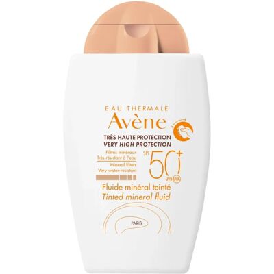 Avène Napvédő Ásványi Folyadék SPF50+ Színezett érzékeny bőrre Avène Napvédő Ásványi Folyadék SPF50+ Színezett érzékeny bőrre