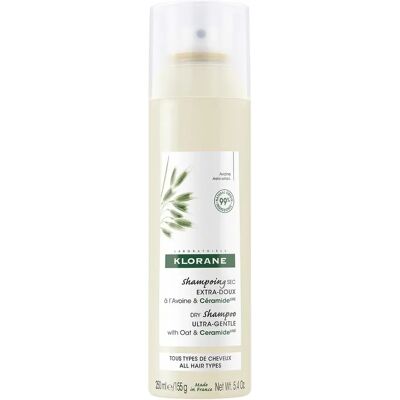 Klorane Oat Milk Dry Shampoo - Light & Gentle - Dry Shampoo Klorane Oat Milk Dry Shampoo - Light & Gentle - Dry Shampoo