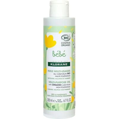 Klorane Baby Bio Calendula Multi-Use Öl - 200ml Klorane Baby Bio Calendula Multi-Use Öl - 200ml
