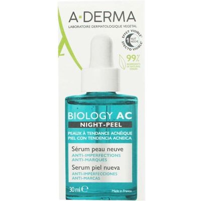 A-Derma Biology AC Night-Peel Serum - Anti-blemish behandling A-Derma Biology AC Night-Peel Serum - Anti-blemish behandling