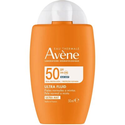 Avène Ultra Fluid SPF 50 - Solkrem for sensitiv hud Avène Ultra Fluid SPF 50 - Solkrem for sensitiv hud