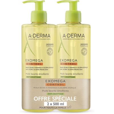 A-Derma Exomega Control Huile Lavante - Soin pour peau sèche A-Derma Exomega Control Huile Lavante - Soin pour peau sèche