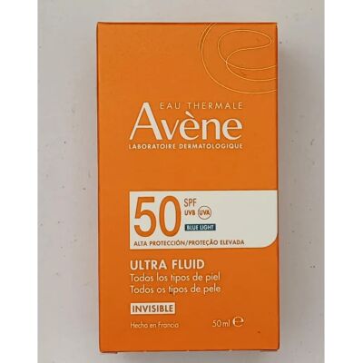 Avene Ultra Αόρατο Ρευστό SPF50 - Αντηλιακή κρέμα για ευαίσθητο δέρμα Avene Ultra Αόρατο Ρευστό SPF50 - Αντηλιακή κρέμα για ευαίσθητο δέρμα