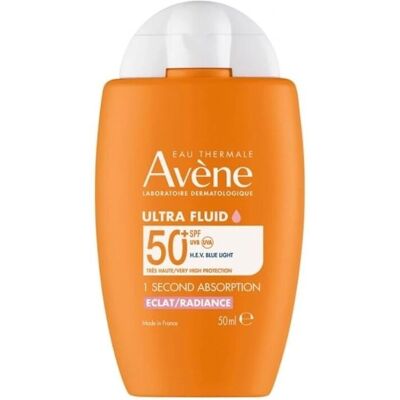 Avène Sun Ultra Fluid Radiance SPF50+ 50ml - Solkrem Avène Sun Ultra Fluid Radiance SPF50+ 50ml - Solkrem