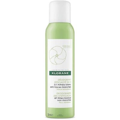 Klorane Déodorant Spray Althea Blanc 150ml - Publicité Klorane Déodorant Spray Althea Blanc 150ml - Publicité