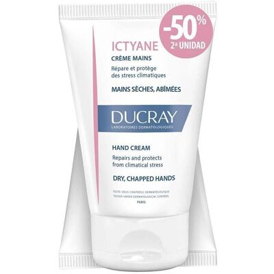 Ducray Ictyane Handcreme Pack 2 x 50ml - Handcreme Ducray Ictyane Handcreme Pack 2 x 50ml - Handcreme