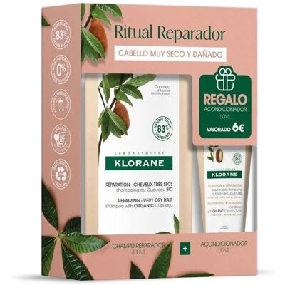 Kit de champú reparador bio de Klorane - cabello muy seco Kit de champú reparador bio de Klorane - cabello muy seco