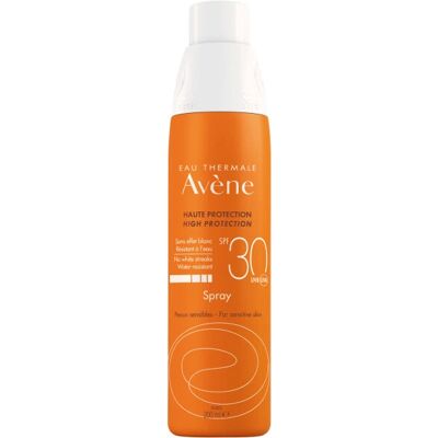 Avene SPF 30 Solkrem Spray - Følsom Hud, Vannavstøtende Avene SPF 30 Solkrem Spray - Følsom Hud, Vannavstøtende