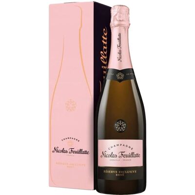 Nicolas Feuillatte Champagne Rosé Réserve Exclusive - Rosé, Elegant, Felroze Nicolas Feuillatte Champagne Rosé Réserve Exclusive - Rosé, Elegant, Felroze