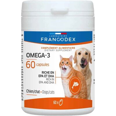 Francodex Francodex Omega-3 Complément pour Chiens et Chats - Suppléments Francodex Francodex Omega-3 Complément pour Chiens et Chats - Suppléments