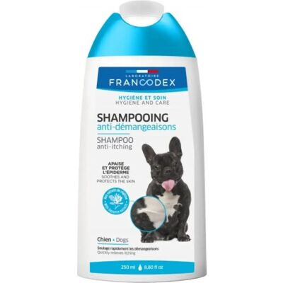 Shampooing Anti-Démangeaisons Francodex - 250ml - Publicité Shampooing Anti-Démangeaisons Francodex - 250ml - Publicité