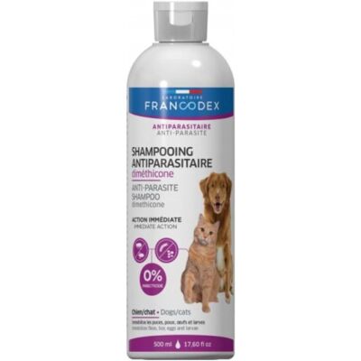 Shampoing Antiparasitaire Francodex 500 ml - Publicité Shampoing Antiparasitaire Francodex 500 ml - Publicité