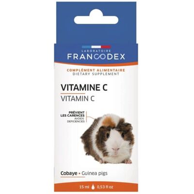 Complément alimentaire vitamine C Francodex pour cobayes - Petits animaux - Publicité Complément alimentaire vitamine C Francodex pour cobayes - Petits animaux - Publicité