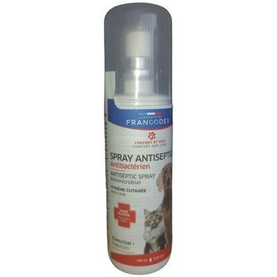 Francodex - Spray antiseptique antibactérien - 100 ml - antiseptique spray - Publicité Francodex - Spray antiseptique antibactérien - 100 ml - antiseptique spray - Publicité