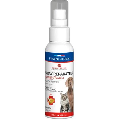 Spray Réparateur de la Peau au Miel pour Chiens et Chats - Publicité Spray Réparateur de la Peau au Miel pour Chiens et Chats - Publicité