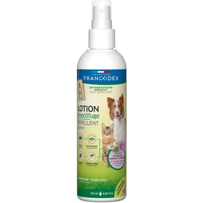 Lotion insectifuge Francodex - 250ml pour chiens & chats - Publicité Lotion insectifuge Francodex - 250ml pour chiens & chats - Publicité