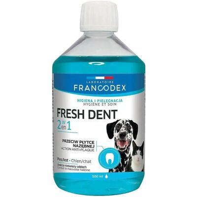 Francodex Frisches Zahn- und Mundhygiene-Fluid für Hund und Katze - 500 ml Francodex Frisches Zahn- und Mundhygiene-Fluid für Hund und Katze - 500 ml