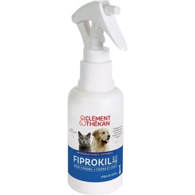 Clément Thékan Fiprokil Spray 100ml - Spray antiparasitaire - Publicité Clément Thékan Fiprokil Spray 100ml - Spray antiparasitaire - Publicité
