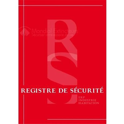 Registre de Sécurité Incendie DIFF - ERP, Résidentiel, Industriel - A4 - Publicité Registre de Sécurité Incendie DIFF - ERP, Résidentiel, Industriel - A4 - Publicité