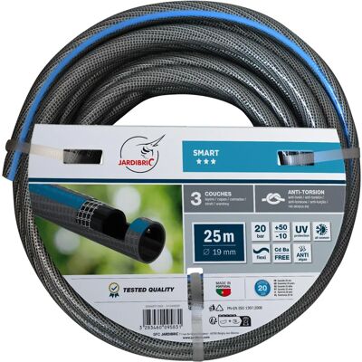 Tuyau de Jardin 19mm 25m - Résistant, Flexible & UV - Publicité Tuyau de Jardin 19mm 25m - Résistant, Flexible & UV - Publicité