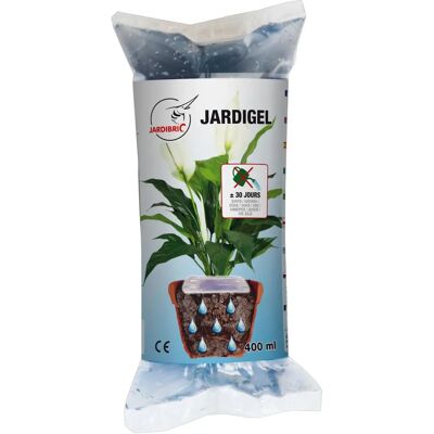 JARDIBRIC Gel d'eau 400ml pour plantes d'intérieur - 30-40 jours autonomie - Publicité JARDIBRIC Gel d'eau 400ml pour plantes d'intérieur - 30-40 jours autonomie - Publicité