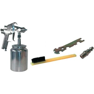 Aerotec - Pistola de pintura - Pintura a base de agua - 1L - Patrón ajustable - 2-3 bar Aerotec - Pistola de pintura - Pintura a base de agua - 1L - Patrón ajustable - 2-3 bar