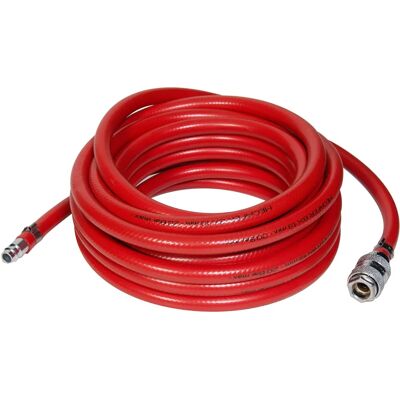Versterkte PVC-slang Mecafer - 7,5m - 8mm/13mm - Snelkoppelingen Versterkte PVC-slang Mecafer - 7,5m - 8mm/13mm - Snelkoppelingen