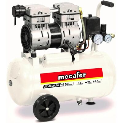 Compresseur d'Air MECAFER 425523 Horizontal Silencieux - Compresseur d'air Compresseur d'Air MECAFER 425523 Horizontal Silencieux - Compresseur d'air