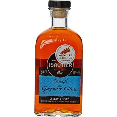 Rhum Gingembre Citron Isautier - Rhum épicé - La Réunion - Publicité Rhum Gingembre Citron Isautier - Rhum épicé - La Réunion - Publicité