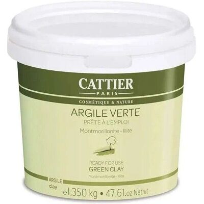 Argile Verte Prête à l'Emploi Cattier - Masque de Beauté et Cataplasme - Peaux Mixtes à Grasses - Publicité Argile Verte Prête à l'Emploi Cattier - Masque de Beauté et Cataplasme - Peaux Mixtes à Grasses - Publicité