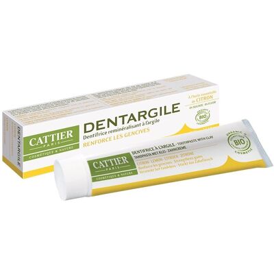 Cattier Paris Lemon Toothpaste - Remineralizing Clay, 75ml Cattier Paris Lemon Toothpaste - Remineralizing Clay, 75ml