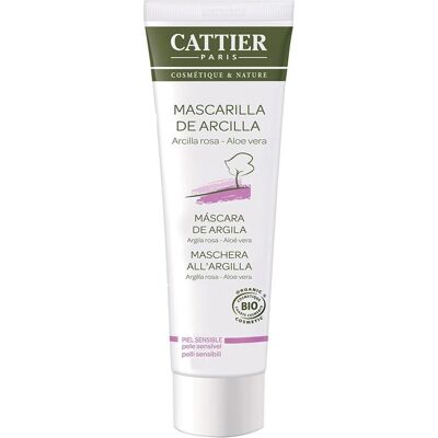 Mascarilla de Arcilla Rosa Cattier - Piel Sensible - 100ml Mascarilla de Arcilla Rosa Cattier - Piel Sensible - 100ml