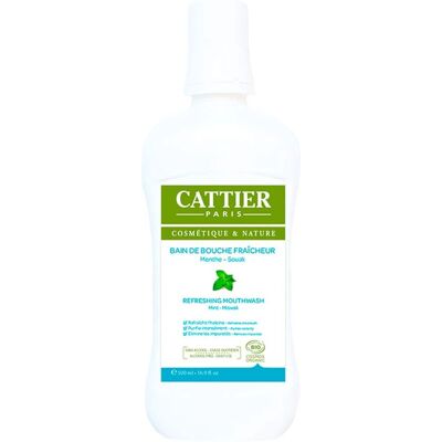 Cattier Modelo Enjuague Bucal de Menta Orgánico - Enjuague bucal Cattier Modelo Enjuague Bucal de Menta Orgánico - Enjuague bucal