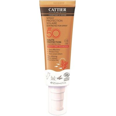 Cattier Spray de Protección Solar SPF 50 Orgánico 125ml Cattier Spray de Protección Solar SPF 50 Orgánico 125ml