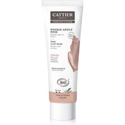 Cattier Rózsaszín agyagmaszk érzékeny bőrre 100 ml - Arcmaszk Cattier Rózsaszín agyagmaszk érzékeny bőrre 100 ml - Arcmaszk