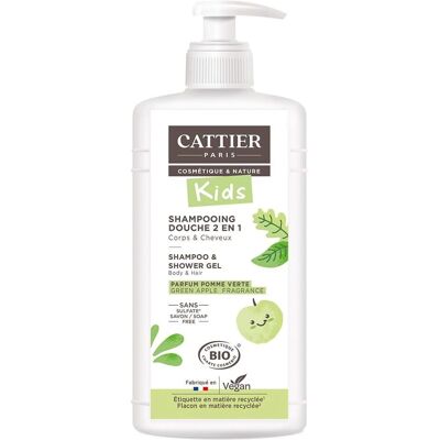Cattier Grüner Apfel Shampoo & Duschgel - 2in1 Cattier Grüner Apfel Shampoo & Duschgel - 2in1