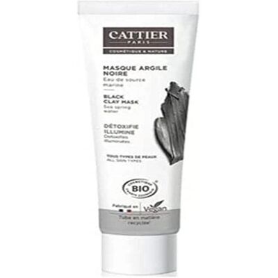 Cattier Black Clay Mask - 100ml Purifying Face Mask - Cosmos Organic Cattier Black Clay Mask - 100ml Purifying Face Mask - Cosmos Organic